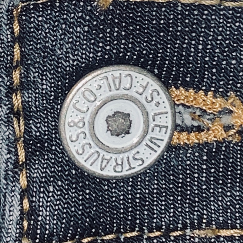 LEVI’S ⭐️ Classic Curve Hugging Denim Mini Skirt - Picture 6 of 8